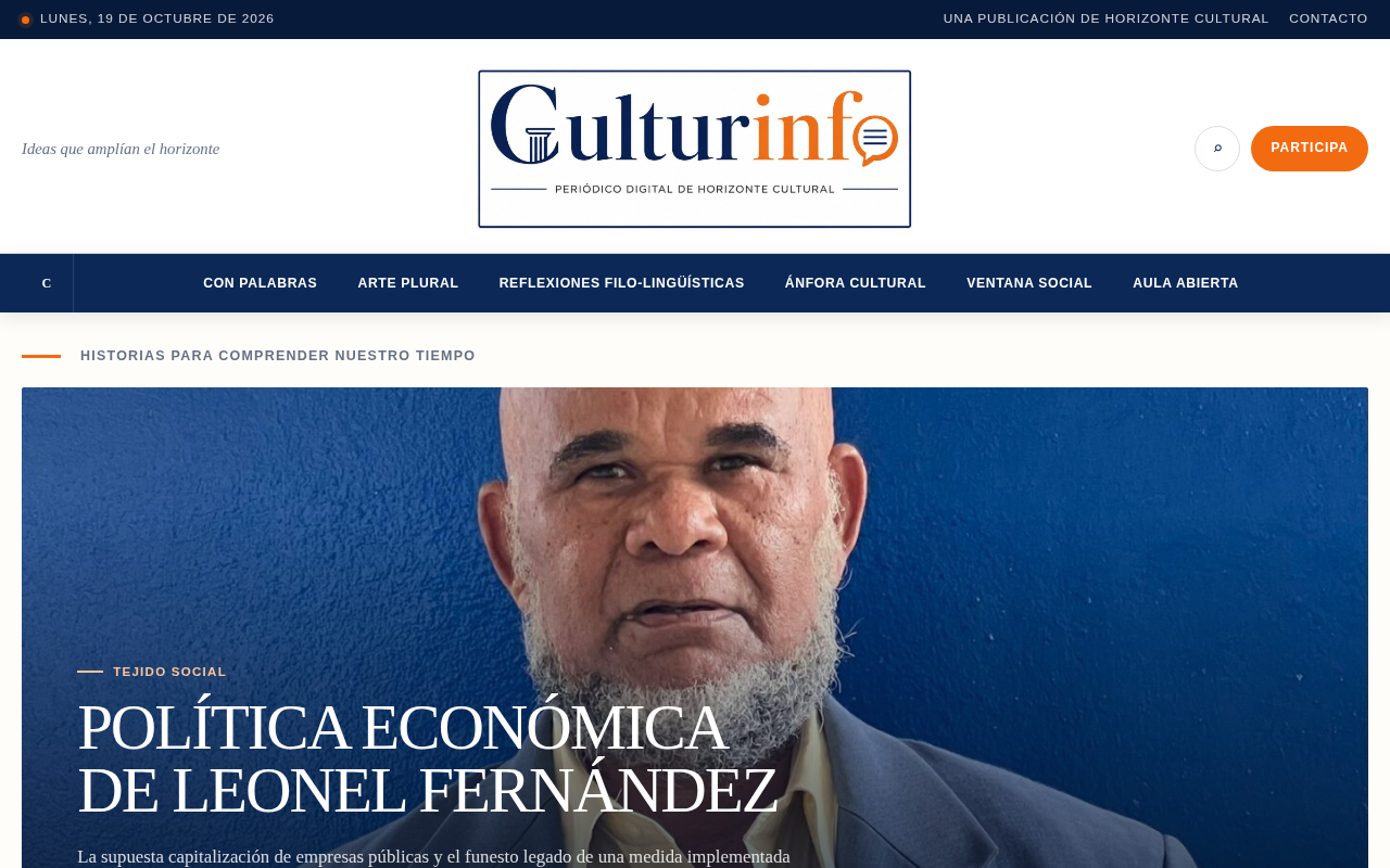 Captura de la aplicación Culturinfo